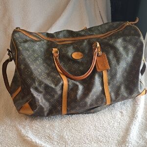 Louis Vuitton Brown Monogram Duffel Bag